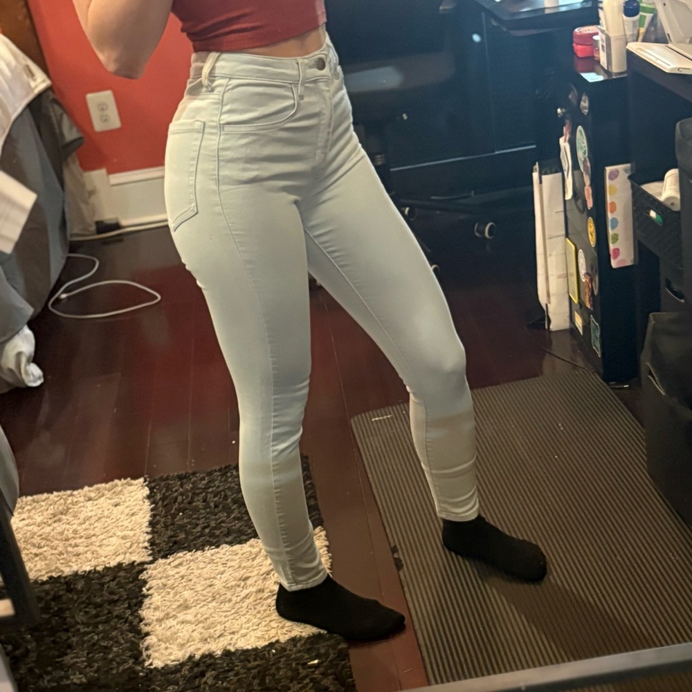 Forever 21 Light Blue Skinny Jeans